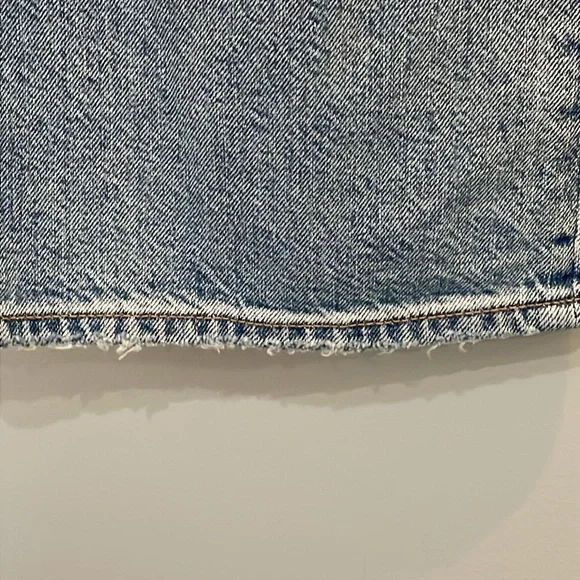 American Eagle ‘90s Bootcut Distressed Jeans 10 Regular Light Wash Denim Vintage - Picture 8 of 16